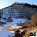 Granit-Steinbruch Blauenthal bei Eibenstock im Erzgebirge, Sachsen - 8. Februar 2023 (1) Eibenstocker-Granit.JPG